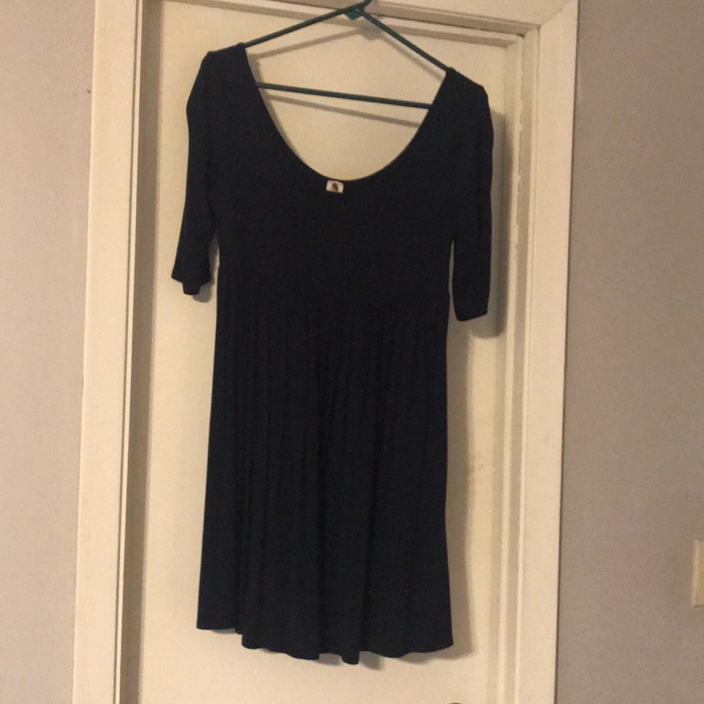 Navy Blue Moa Dress (Never Warn)